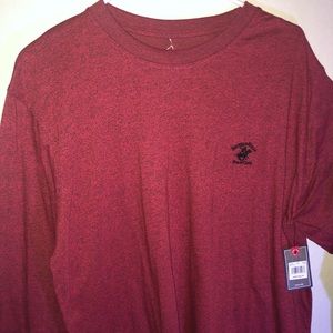 BHPC red and black long sleeve shirt